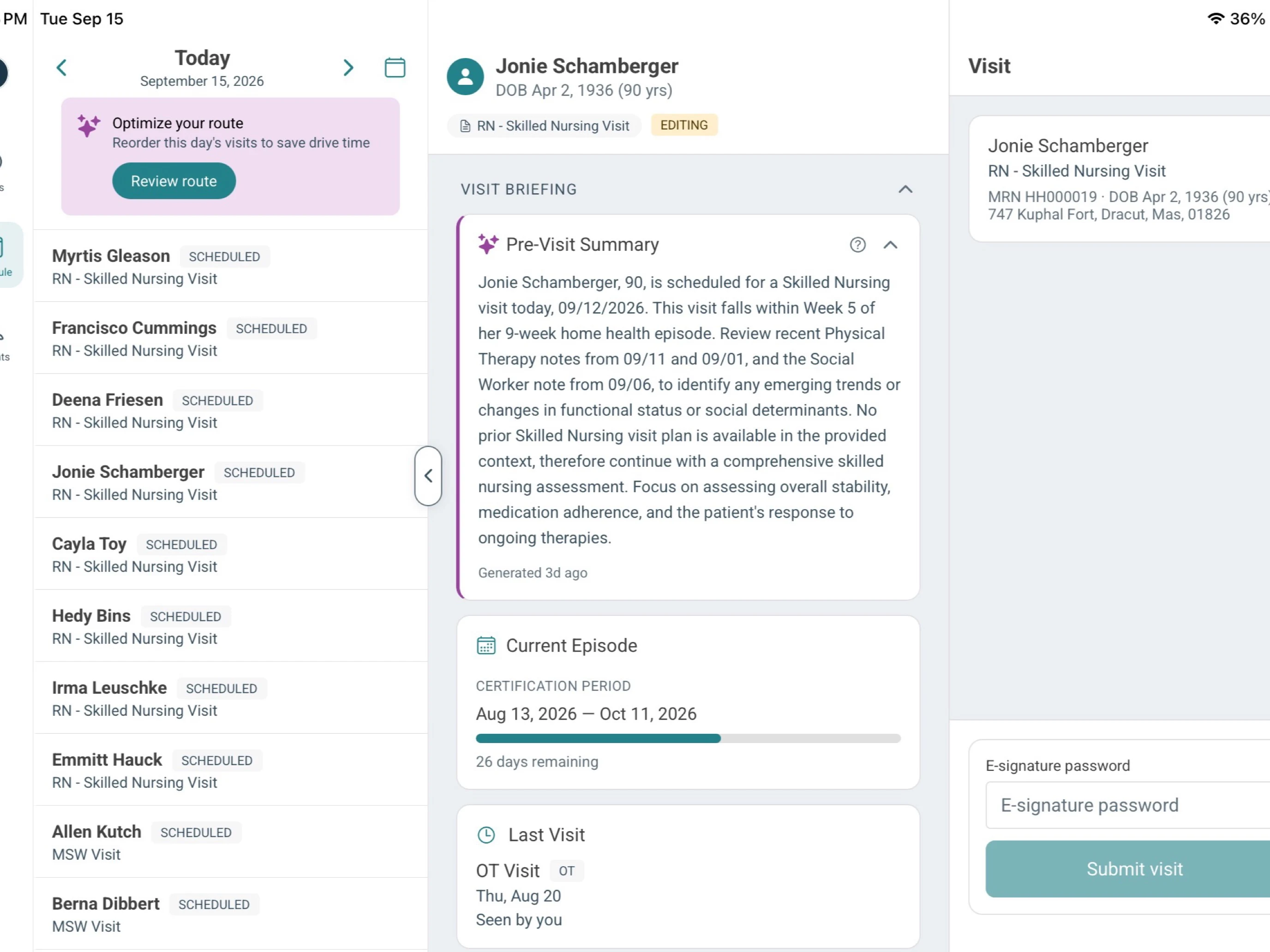 WellSky Scribe screenshot
